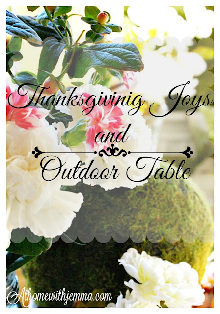 Moss balls-white-carnations-bouquet-table-Thanksgiving