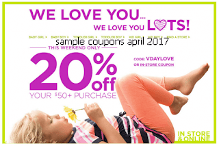 OshKosh B'gosh coupons april 2017