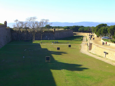 Montjuic Castle in Barcelona