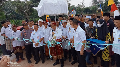 Wujudkan Mimpi Masyarakat, Bupati Lampung Utara Resmikan Jembatan Way Rarem Dua