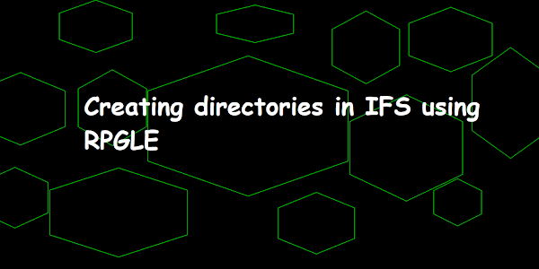Creating directories on IFS in RPGLE 