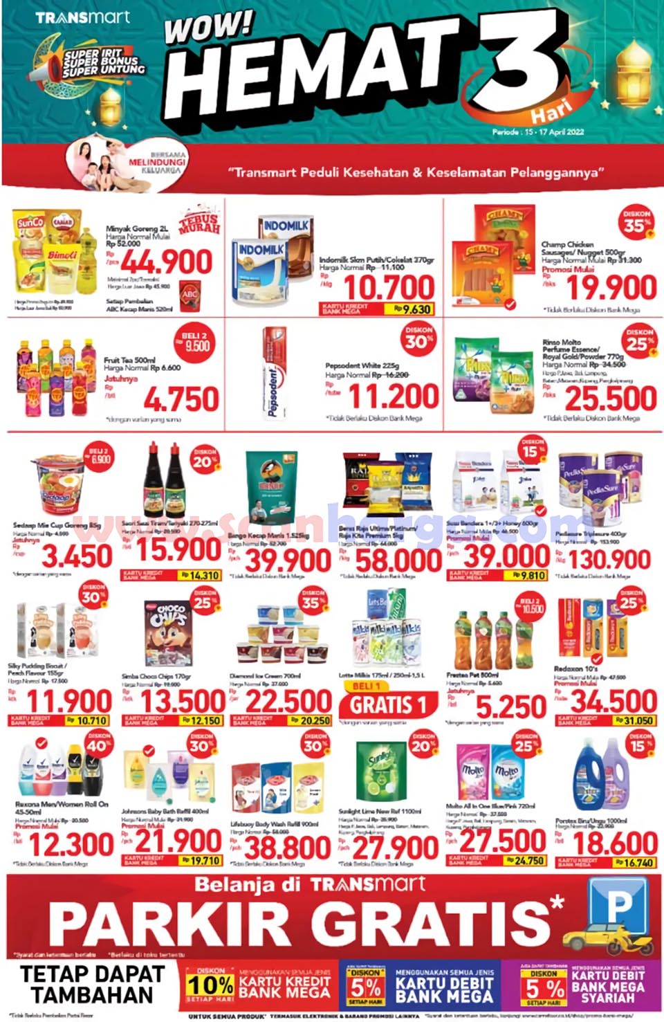 Promo JSM Carrefour Transmart Weekend 15 - 21 April 2022 2