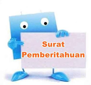 contoh surat pemberitahuan