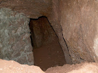 Detall de la cavitat de la mina d'aigua