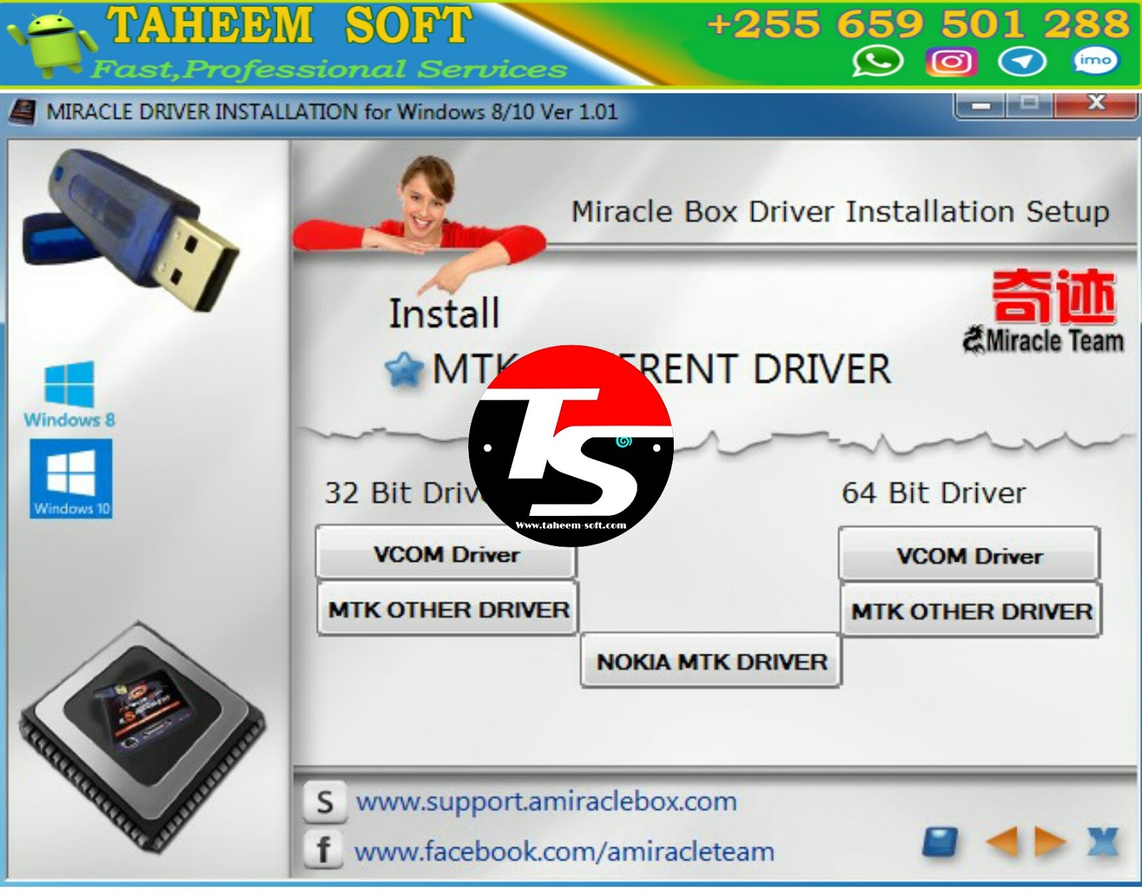 Miracle Driver Installation For Windows 7 8 10 V1 01 32 64 Bit