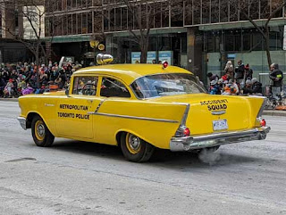 Classic Metropolitan Toronto Police Car Santa Claus Parade.