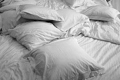 Photo of bed pillows