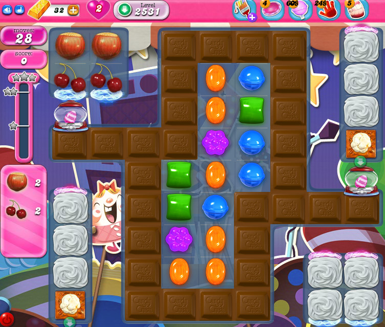 Candy Crush Saga level 2531