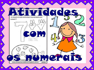 Numerais para educação infantil