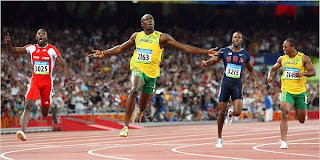 Beijing Olympics : 100 meters FINAL