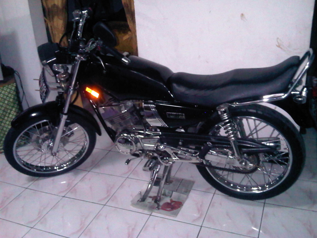 Best Modifikasi Motor Yamaha RX KING 2001 Full Cromee Gambar