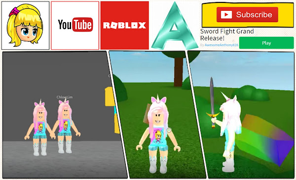 Roblox Sword Fight Grand Release! Gameplay - Playing my Awesome friend Anthony's New Alpha launched game, cool and fun! love the DarkBlade sword!