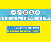 Cashback "Insieme per la scuola" : Oust, Mr Muscle, Glade, Pronto, Duck ti rimborsano il 100%