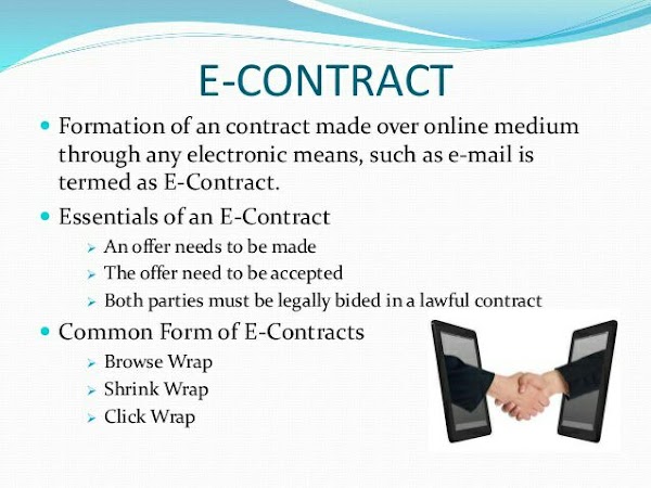 Types of Electronic Contract