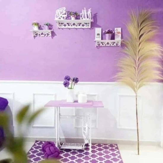 foto rumah warna cat ungu