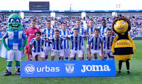 C. D. LEGANÉS. Temporada 2021-22. Iván Villar, Bruno, Lazar Randelovic, Javi Hernández, Borja Garcés, Omeruo. Gaku Shibasaki, Fede Vico, Sergi Palencia, Rubén Pardo, José Arnaiz. C. D. LEGANÉS 0 REAL VALLADOLID C. F. 2. 17/10/2021. Campeonato de Liga de 2ª División, jornada 10. Leganés, Madrid, estadio Municipal de Butarque.