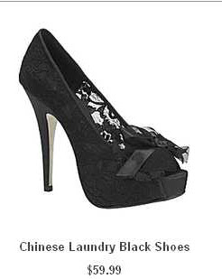 Chinese Laundry Black Shoes