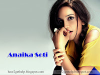 indian actress: anaika soti, in lemon yellow top