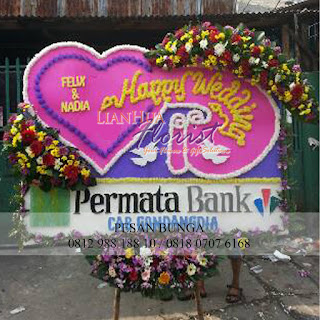 jual bunga papan bagus, jual bunga papan murah, kirim bunga ucapan happy wedding, florist jakarta, toko bunga dijakarta