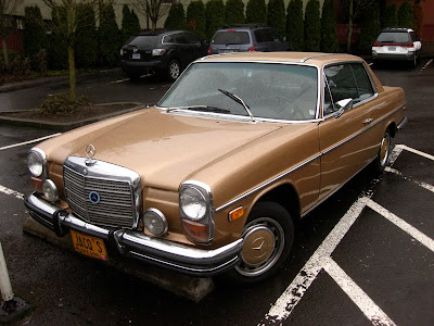 Mercedez Benz on Old Parked Cars   1971 Mercedes Benz 250c