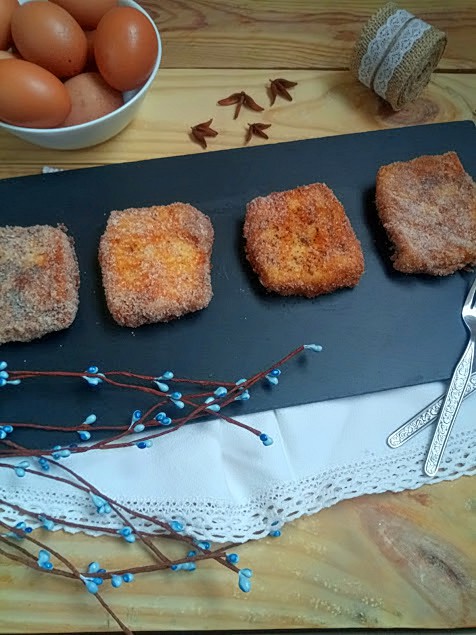 Leche frita Receta tradicional Semana Santa Cuaresma Repostería de sartén Desayuno Merienda Postre Canela Limón Vainilla Cuca