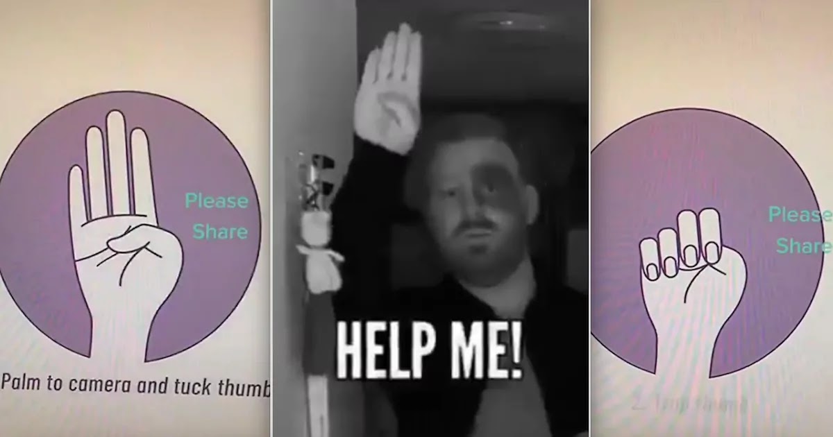 This Is The International Hand Signal For 'Help Me' That Everyone Should Know