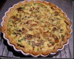 mushroom tart