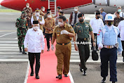 Gubernur Arinal Bersama Forkopimda Provinsi Lampung Sambut Kunjungan Wakil Presiden RI 