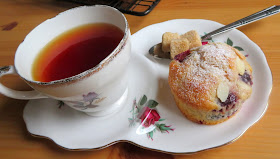 Cherry Almond Muffins