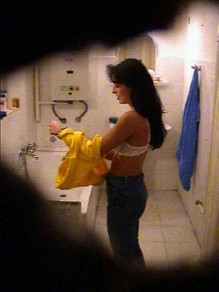 Voyeur Images of Beena in Bathroom