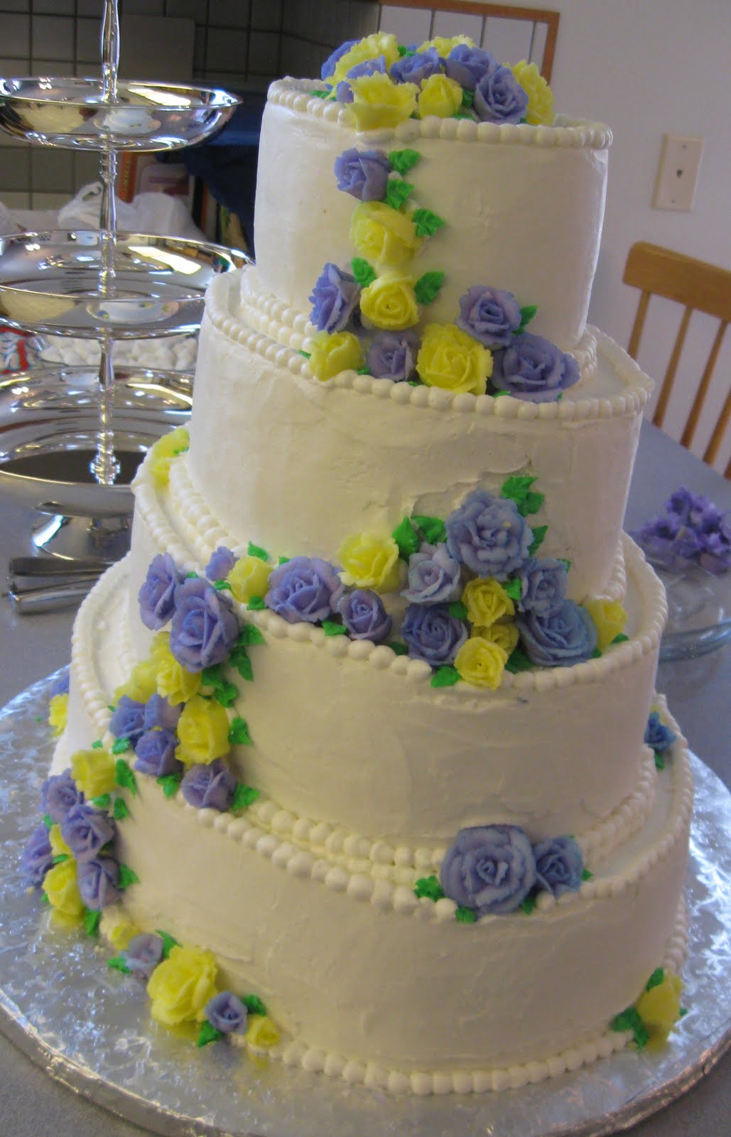 purple and yellow wedding