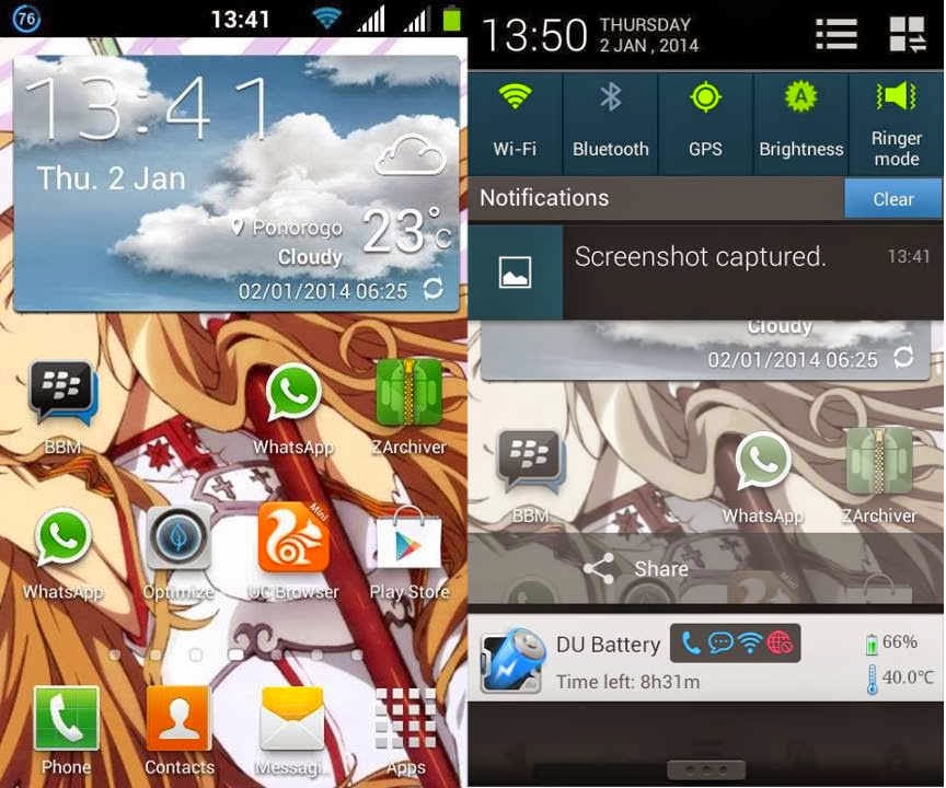 E-Indigo™: Custom ROM TouchWiz S4 untuk Andromax C JB