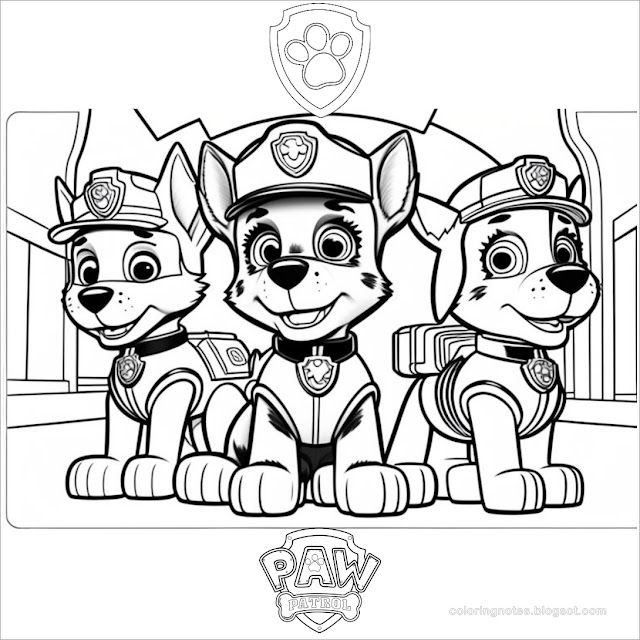 paw patrol, coloring pages, chase, coloring pages chase, paw patrol coloring pages chase, mighty pups, chase and marshall, chase and skye, ryder and chase