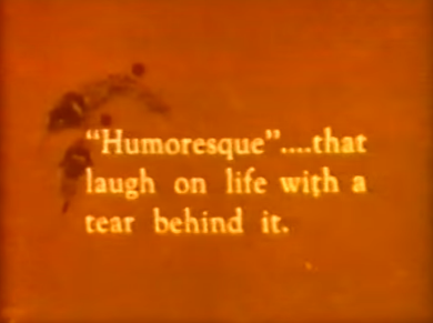 Humoresque 1920 Frank borzage silent