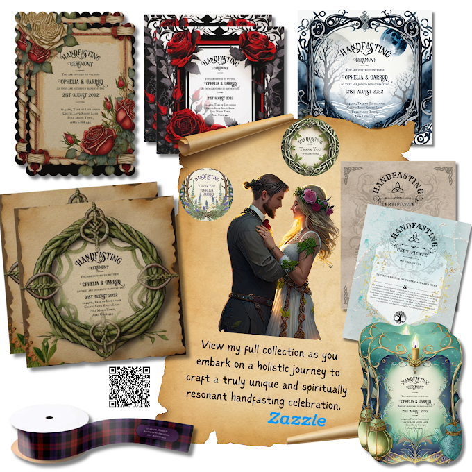 The Ultimate Handfasting Guide - Timeline Planner, Ceremony, Reception, Officiant Script, Cords, Wording, Vows and More!