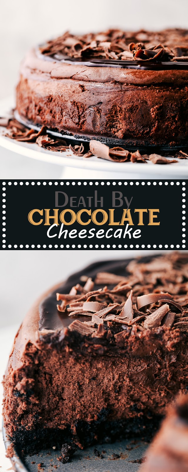 DEATH BY CHOCOLATE CHEESECAKE