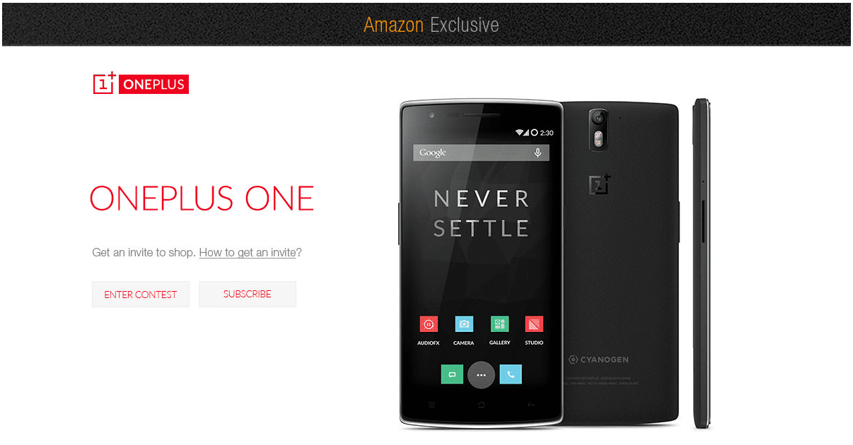 OnePlus One will launch in Indian market as Amazon.in exclusive on December 2