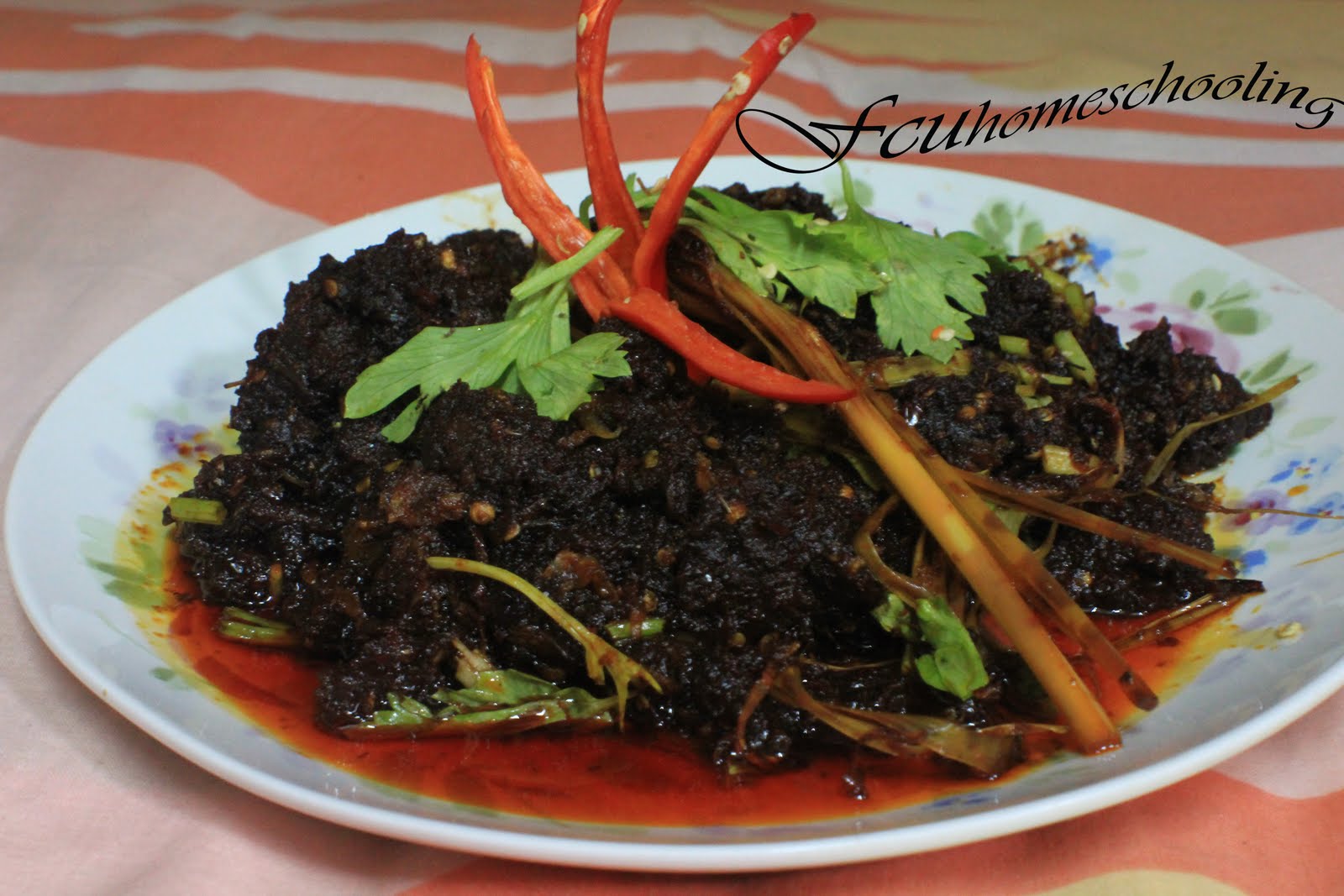 FCU HOMESCHOOLING JOURNEY: DAGING DENDENG AND ACAR CAMPUR 