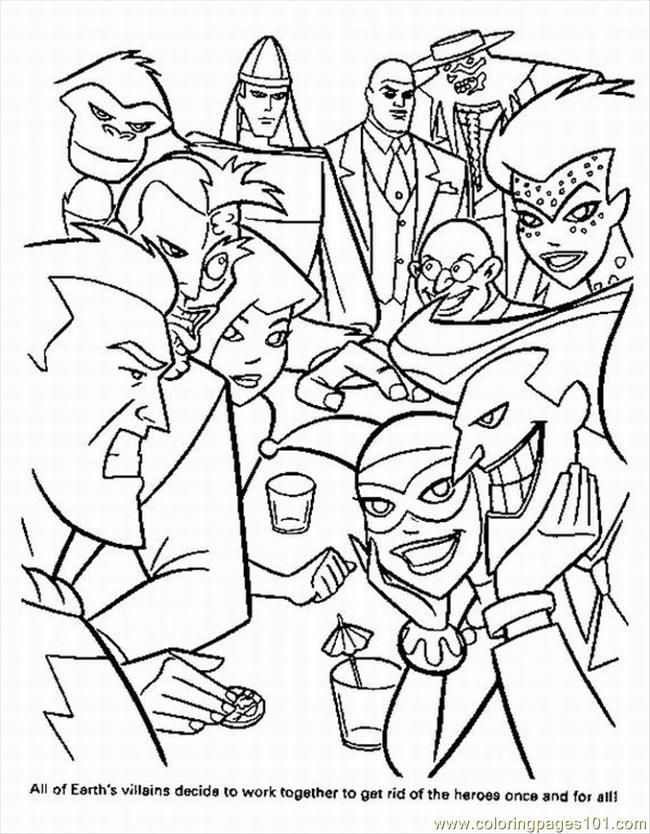 Super Hero Coloring Pages 4