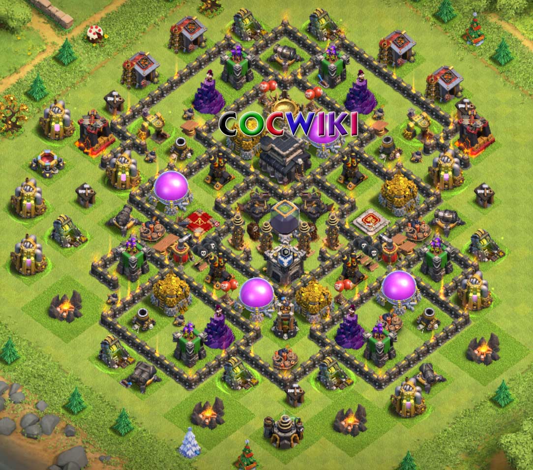 10+ Best TH9 Farming Base 2019