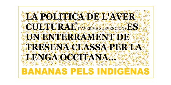 Bananas pels indigènas