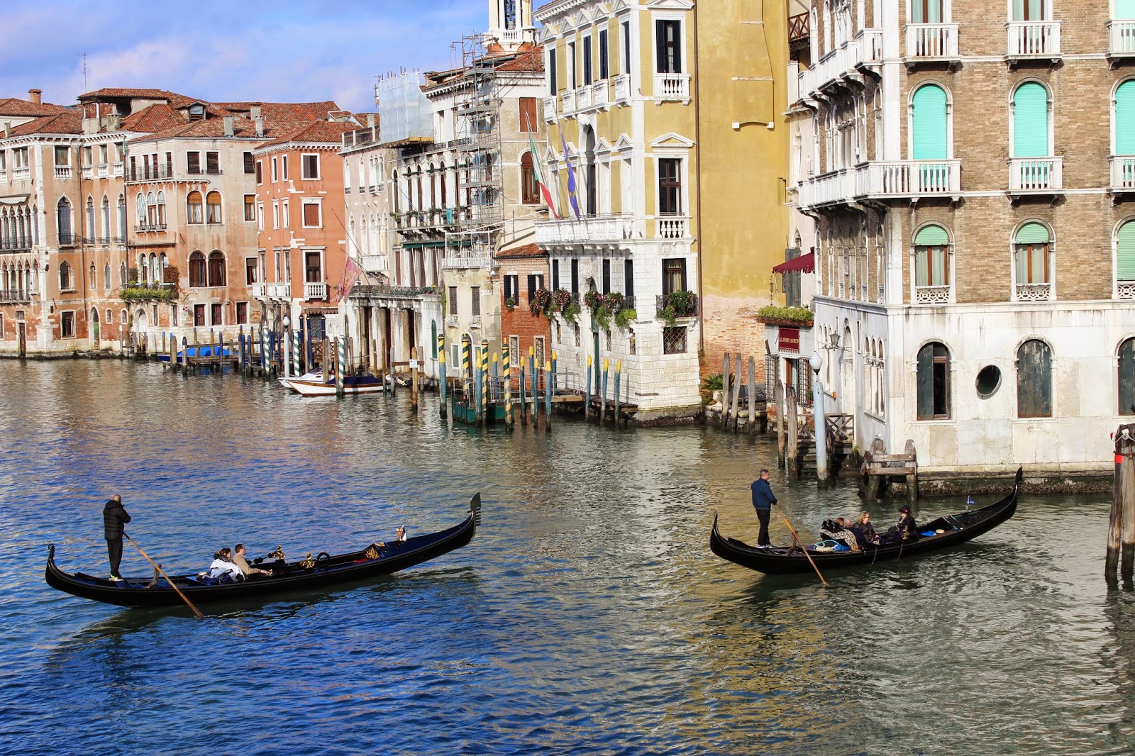 Венеция, вид с моста Риальто на Гранд-канал