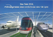 A NEW rail service between Lyon city centre and l'Aéroport LyonSaint . (france )