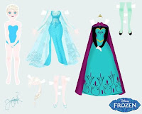 Personajes de Disney recortables para vestir