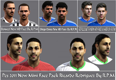 PES 2013 Mini Facepack by R.P.M