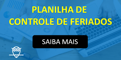 Planilha de Controle de Feriados (Brasil) em Excel