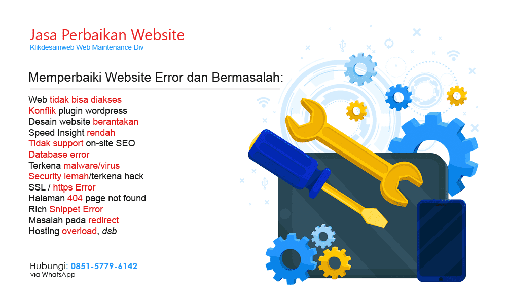 jasa perbaikan website,perbaikan website,jasa perbaikan website wordpress