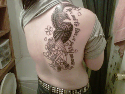 tribal phoenix tattoos. a tribal phoenix tattoo.