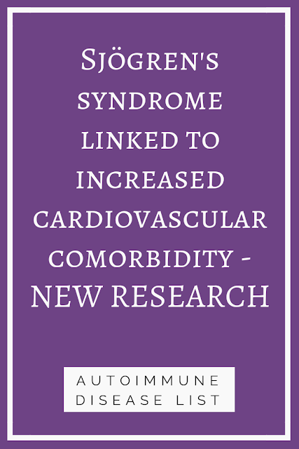 Sjögren's syndrome linked to increased cardiovascular comorbidity