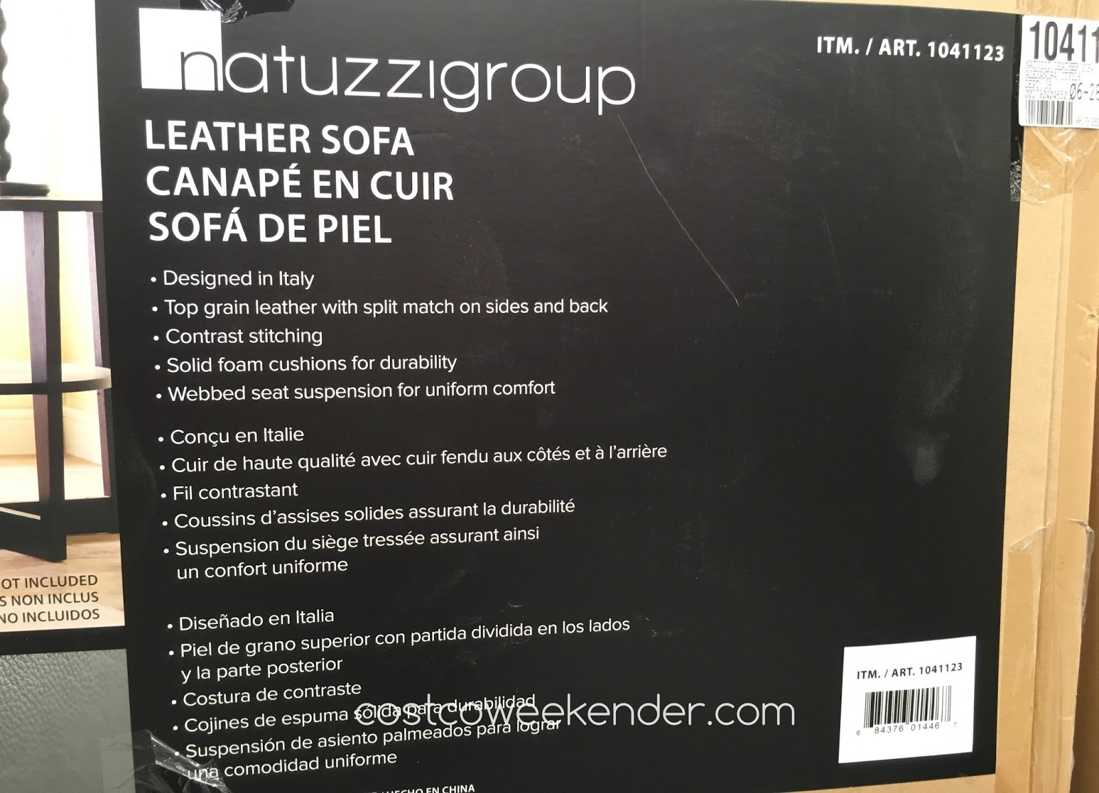 natuzzi group leather sofa 1041123